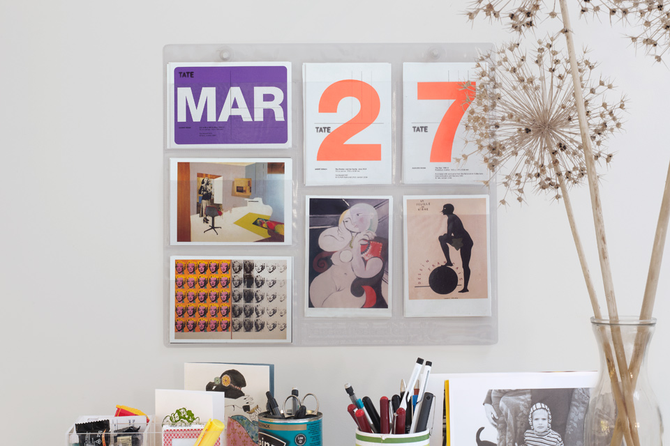 calendar postcard